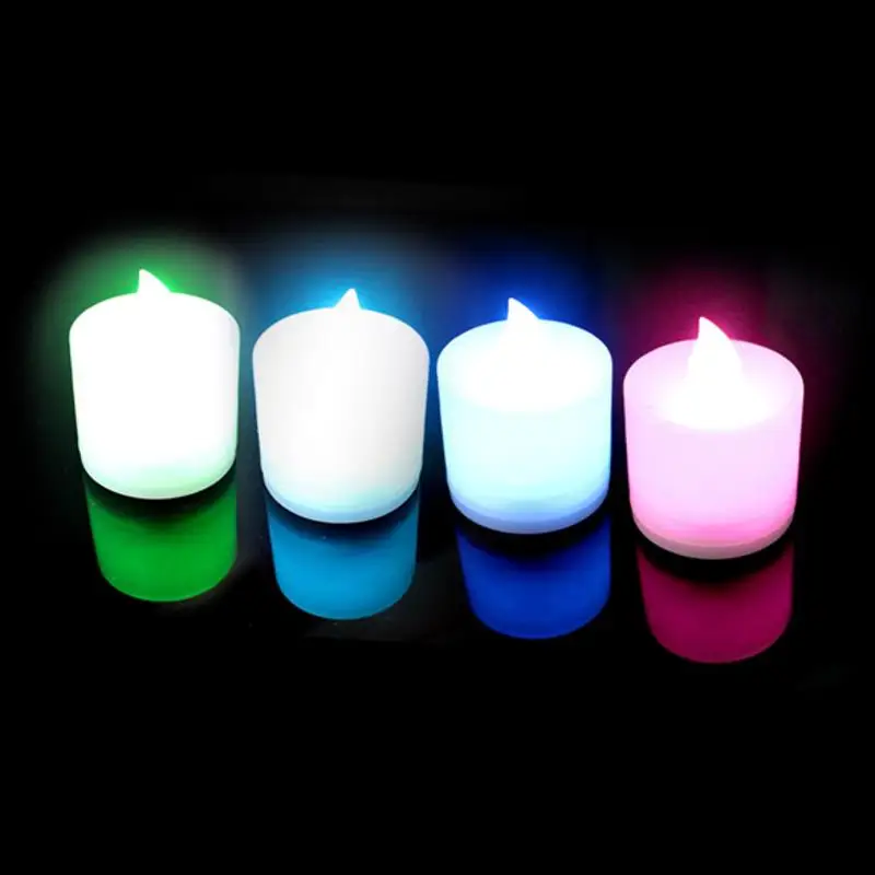 

7 Color LED Changing Electronic Flameless Candle Lamp(random light color)