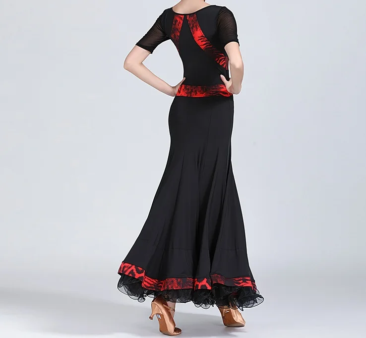 Ballroom Dance Competition Dresses Ballroom Dresses Waltz Dancing Waltz Dress red blue yellow S9037