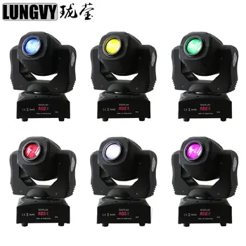 

Free Shipping 6pcs/Lot Moving Head Light 60W LED DJ Spot Light Gobos Stage Lighting Equipment
