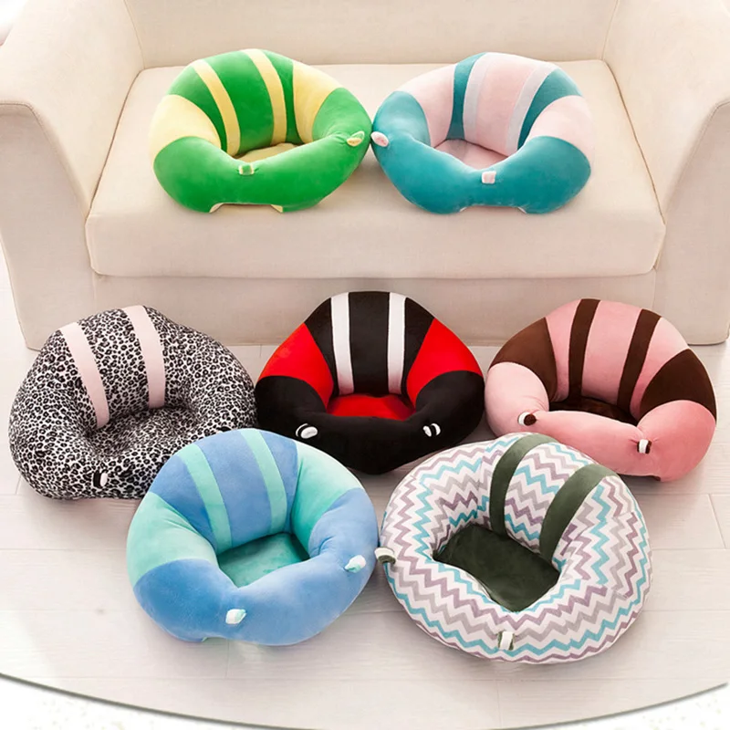 14 Portable Baby Chair Sofa Baby Feeding Chair Plush Toys Infant Cushion Pad Mat Support Seat Safety Child Care (3)