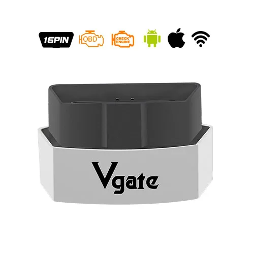 white Vgate iCar 3 ELM327 wi-fi OBD2 считыватель кодов Сканер для IOS Android PC V1.5 Супер Мини elm 327 icar3 wi fi - Цвет: white