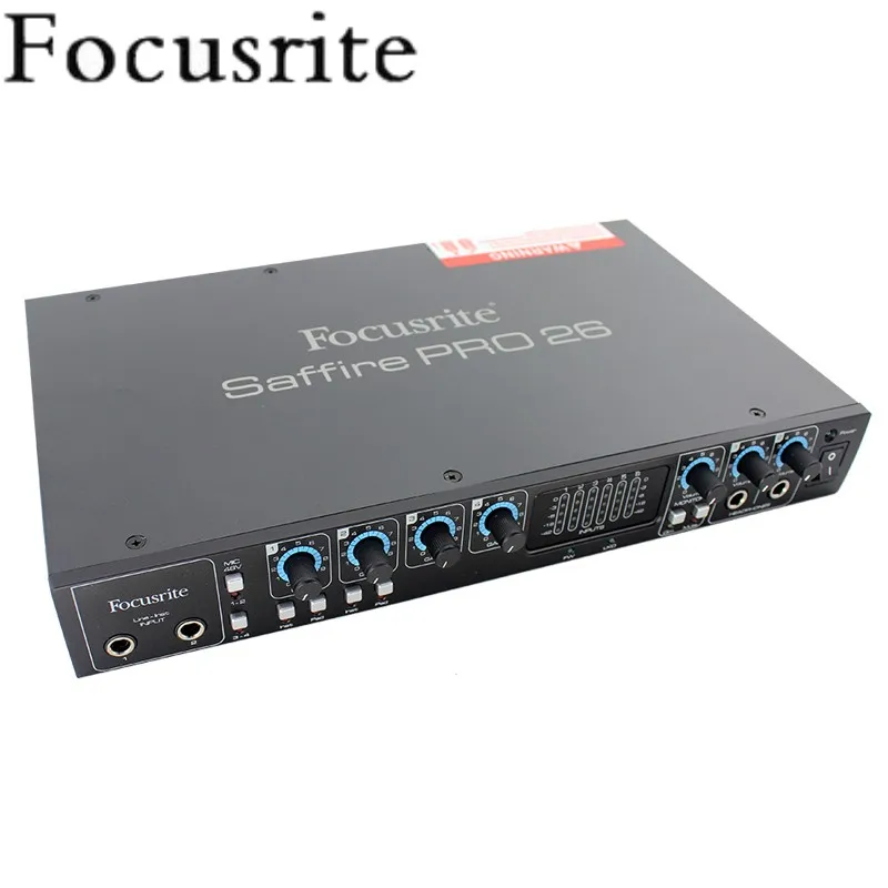 Звуковая карта Focusrite Saffire Pro 26 1394 аудио интерфейс FireWire студийная запись полос