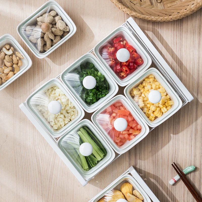 

MDZF SWEETHOME Ceramic Snack Plate Dessert Plate Dry Fruit Tray Snack Tray Fruit Plate Square Snack Bowls with Iron Pallets and