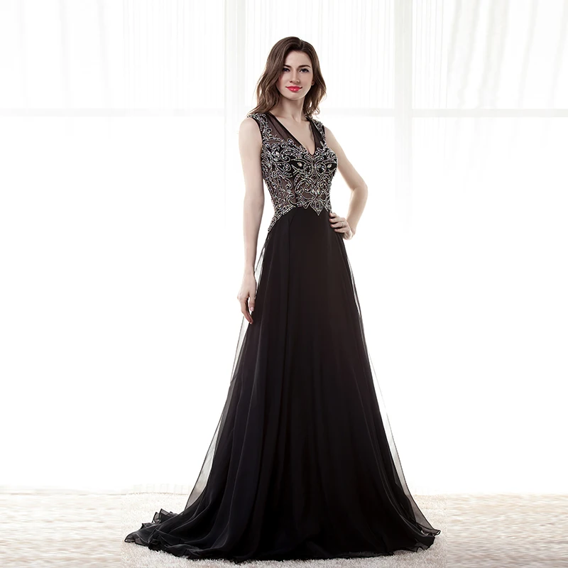 Sexy-Black-Backless-Prom-Dresses-2017-Beading-Chiffon-Special-Occasion-Party-Dress-Formal-Women-Evening-Gowns (2)