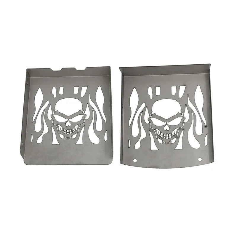 

High quality polish Stainless Steel Radiator Cooling Grill Grille Cover For Suzuki VL1500 VL 1500 LC Intruder
