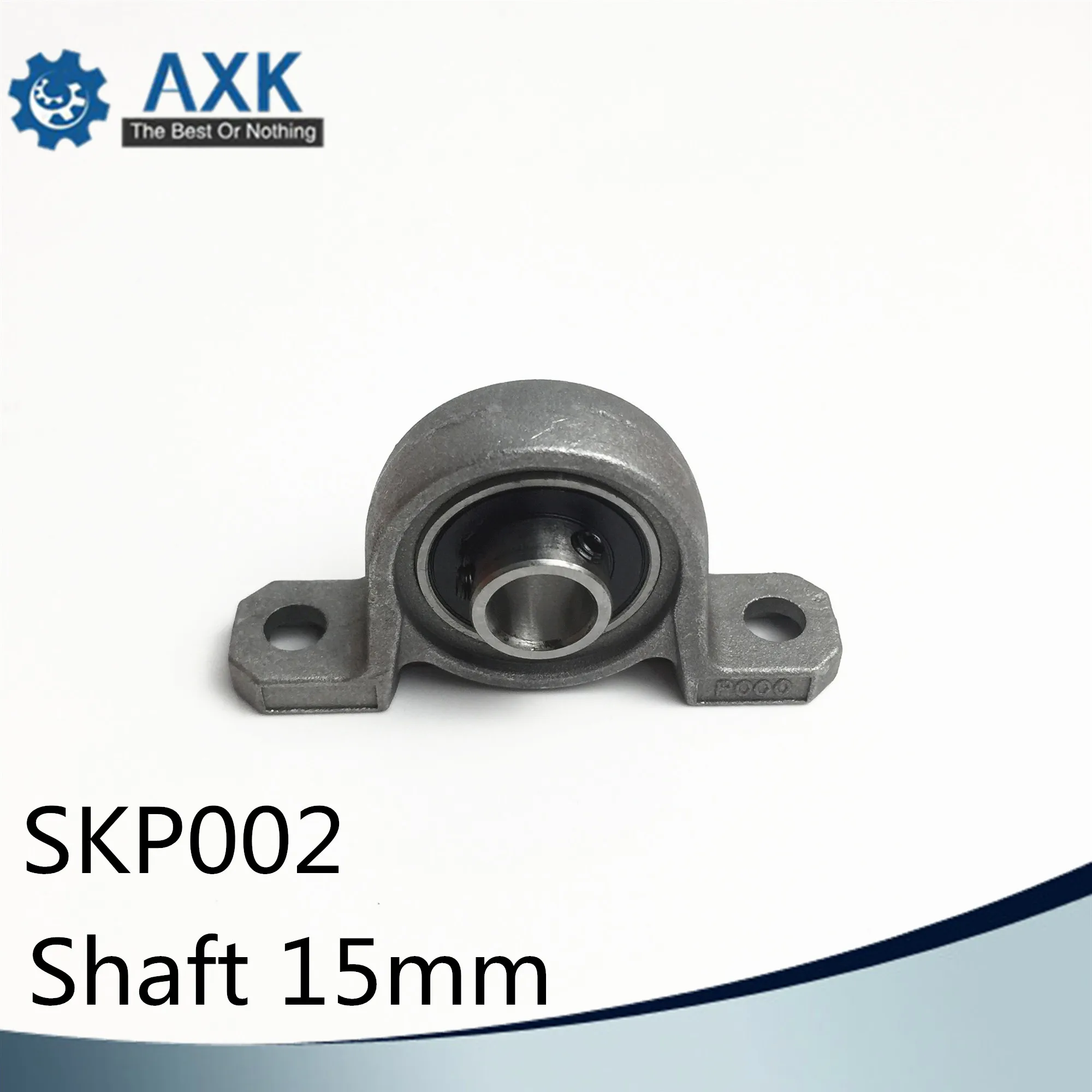 SKP002 Bearing Shaft 15mm ( 1 Pc ) SSKP002 Stainless Steel Pillow Block S KP002 15 mm BearingsAB