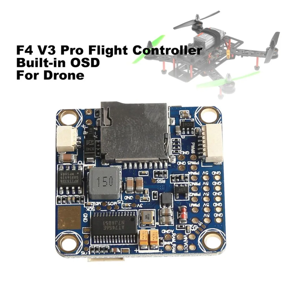 

Betaflight Omnibus STM32F4 F4 Pro V3 Flight Controller Built-in OSD Boasting an F4 processor on-board Betaflight OSD