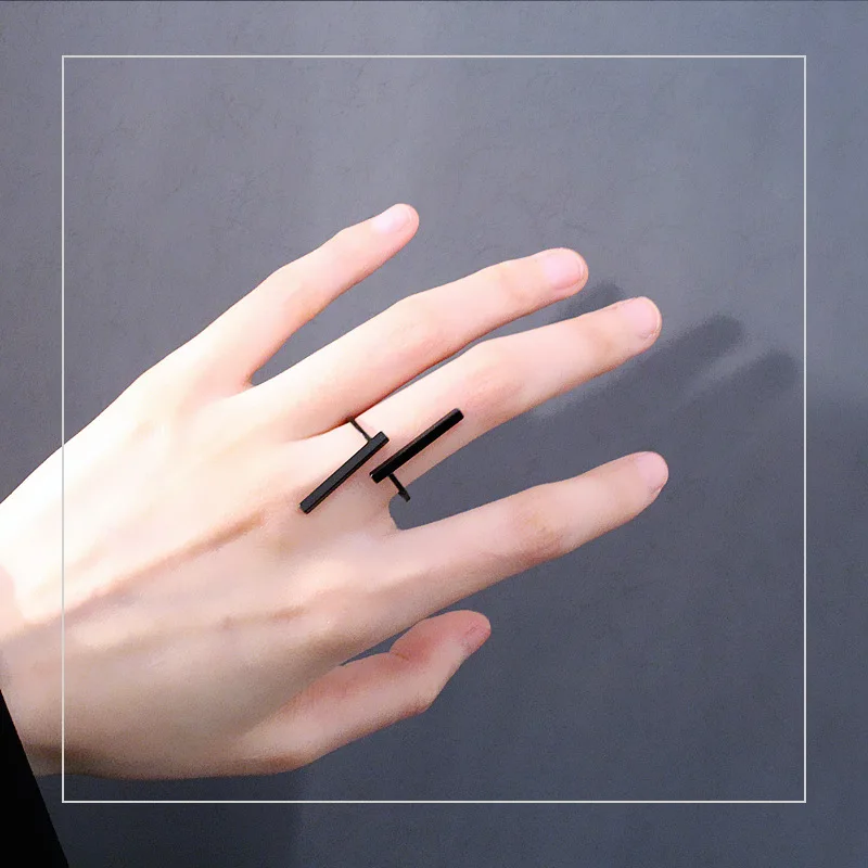 

Timlee R001 Free shipping New Creative Simple Geometry Opening Finger Rings,Personality Jewelry Wholesale