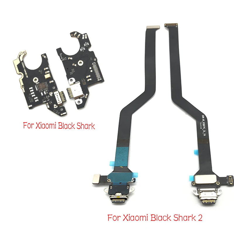 

Dock Connector Micro USB Charger Charging Port Flex Cable Microphone Board For Xiaomi Black Shark 2