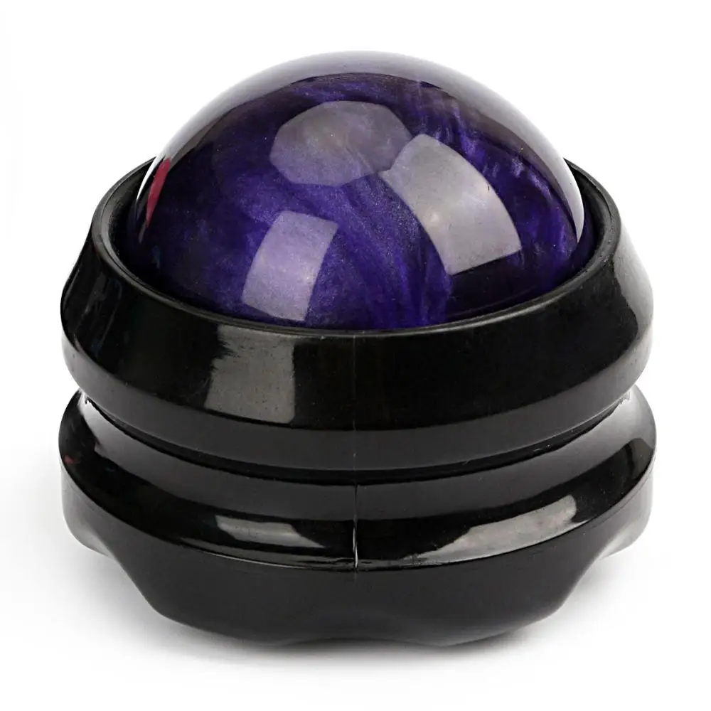 Массажный роликовый мяч массажер для тела терапия ног бедра расслабитель спины релаксационный ролик массажер для тела - Цвет: Purple
