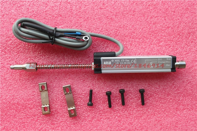 

Free shipping KTR-15mm spring self recovery linear displacement sensor (built-in spring) self reset