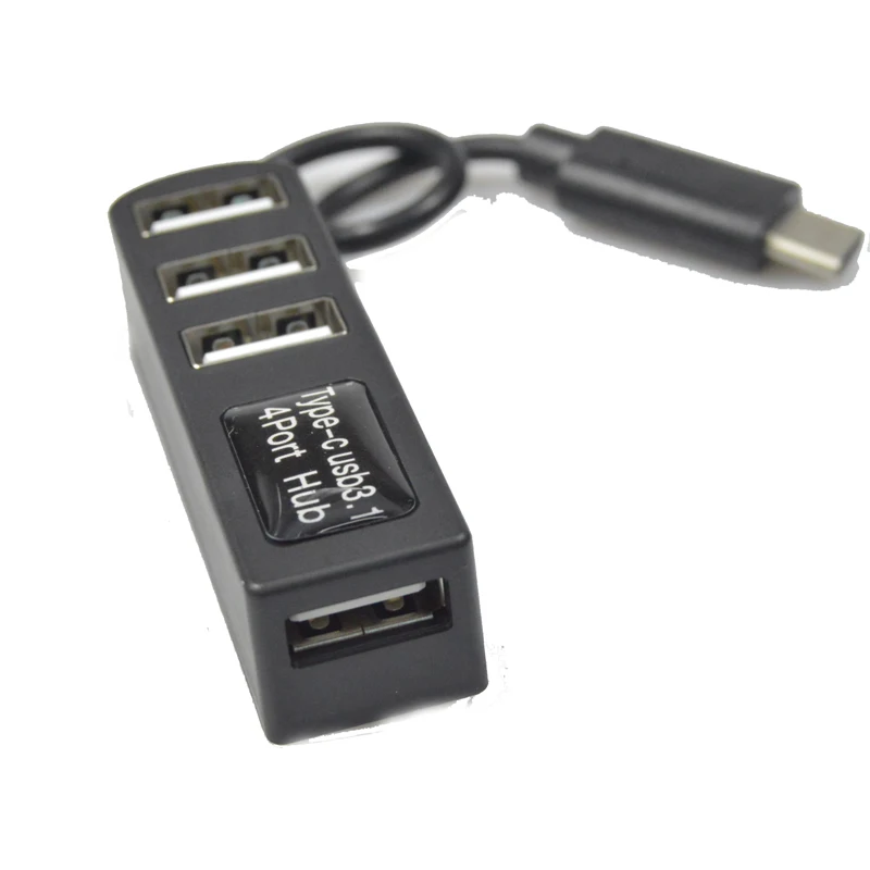 Micro USB/type C до 4 OTG порт концентратор кабель маленький сплиттер Micro-usb type-C адаптер конвертер для планшета Android Мышь Клавиатура