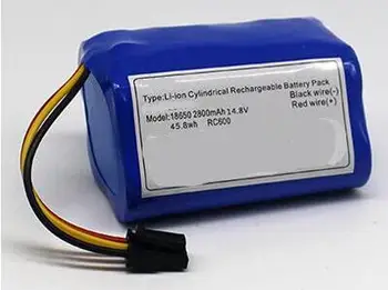 

Free ship 14.8v 2800mah 18650 lithium ion battery pack for sweeping machine robot sweeper T3 T325 J3000 T321