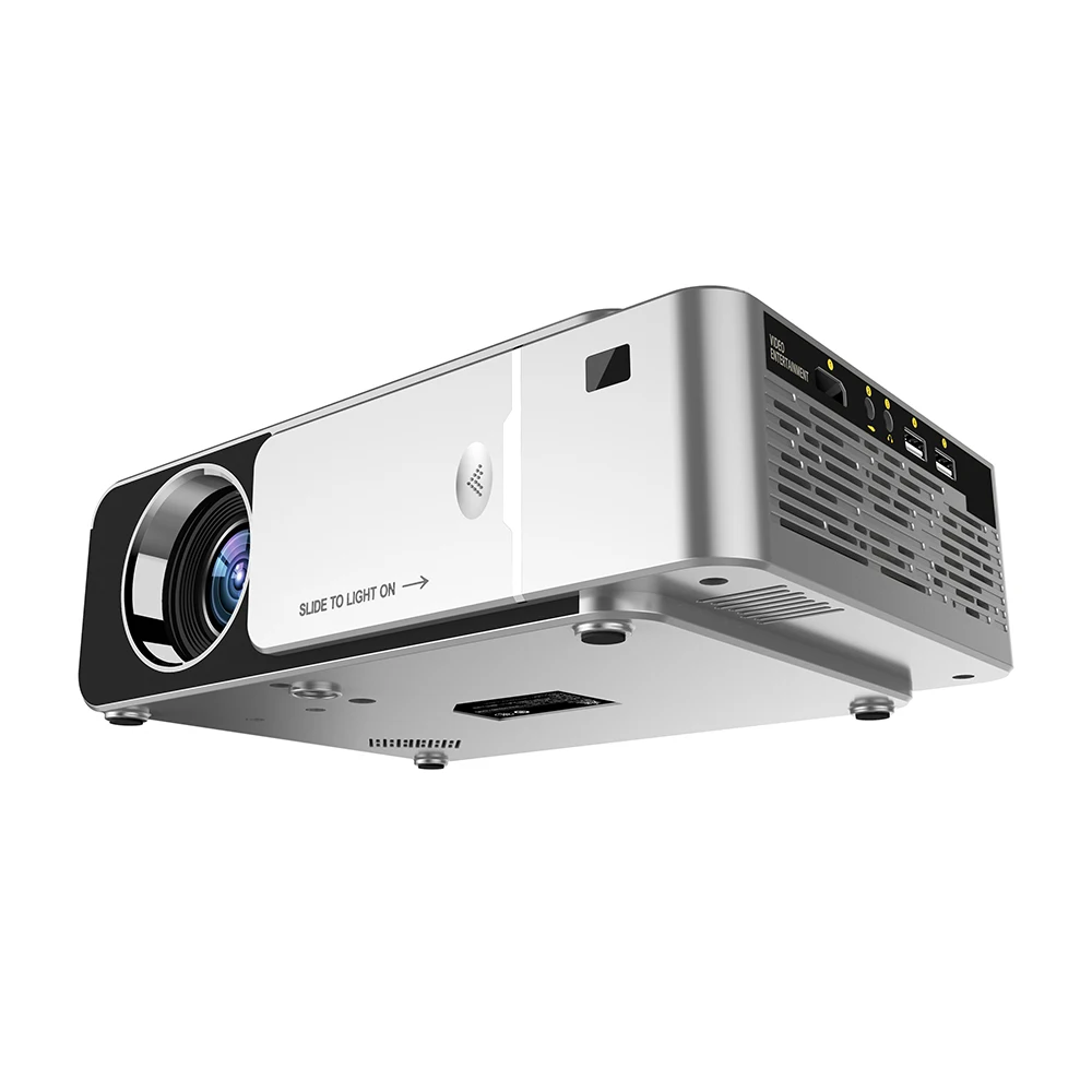 T6 3500 люмен HD Портативный светодиодный проектор 1280*800 Родное разрешение 720P HD видеопроектор USB VGA HDMI проектор для домашнего кинотеатра
