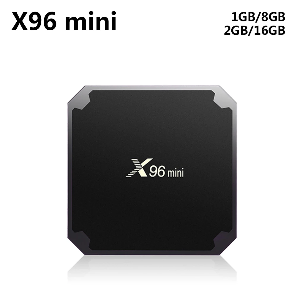 

X96 mini Android 7.1 TV BOX 2GB DDR3 16GB ROM Amlogic S905W Quad Core Smart Set Top Box H.265 2.4GHz WiFi 4K HD Media Player