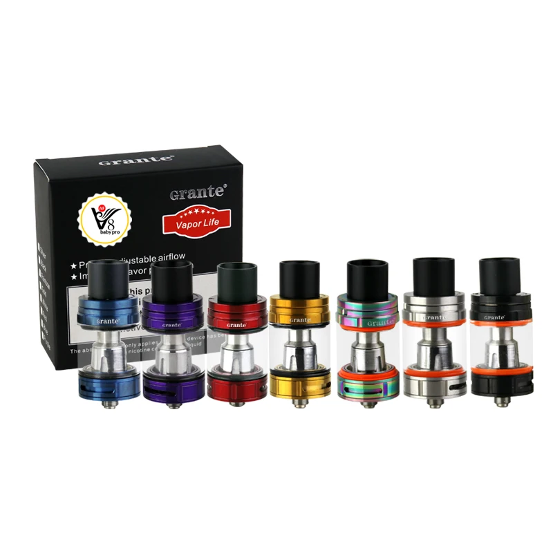 100 Original Grante TFV8 font b Big b font Baby Atomizer 5ml Top Filling TFV8 font