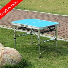 Мини-уличный портативный стол для кемпинга, детский стол для рисования с сетчатым карманом, складной регулируемый стол для пикника, уличная мебель