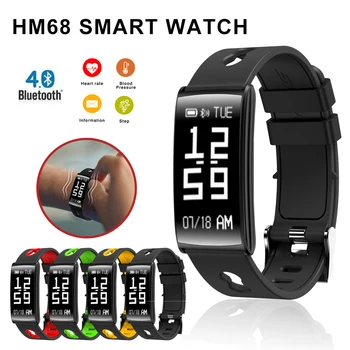 

HM68 Smart Band Fitness Tracker Heart Rate Monitor Blood Pressure Smartband Men Sport Bracelet For Android Iphone Samsung