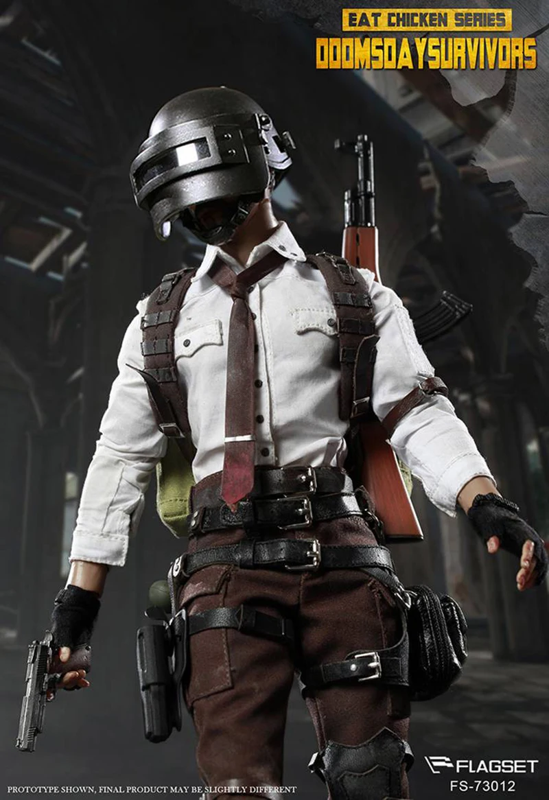 Новая карта игры литья под давлением 1/6 соотношение Fs 73012 1:6 Pubg выживания пробный день карта шутер полный набор кукольных игрушек это Рождество