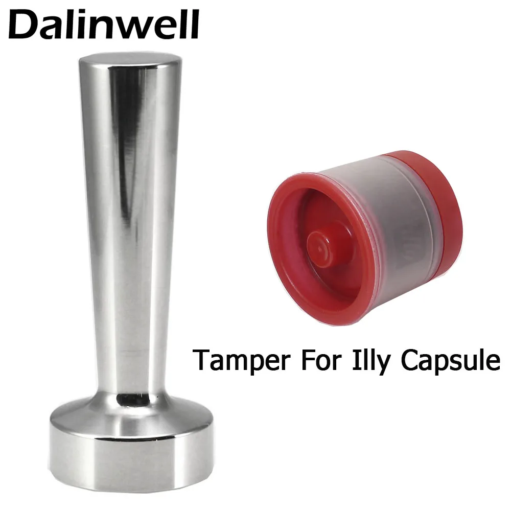 

Illy New Coffee Tamper Stainless Steel Filling tool For Illy Coffee Machine Refillable Coffee Capsule Pressing Coffee grind