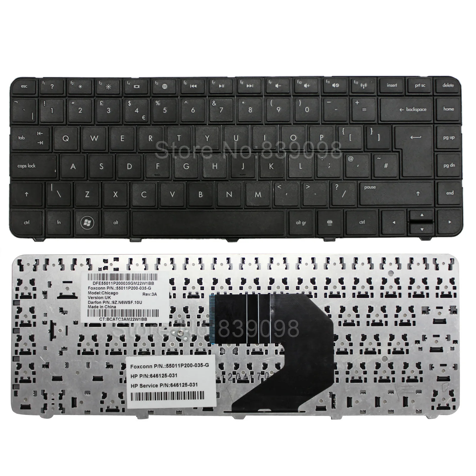 

For HP Pavilion G4 G6 G4-1000 G6-1000 AER15E00010 R15 2B-41720Q100 Keyboard