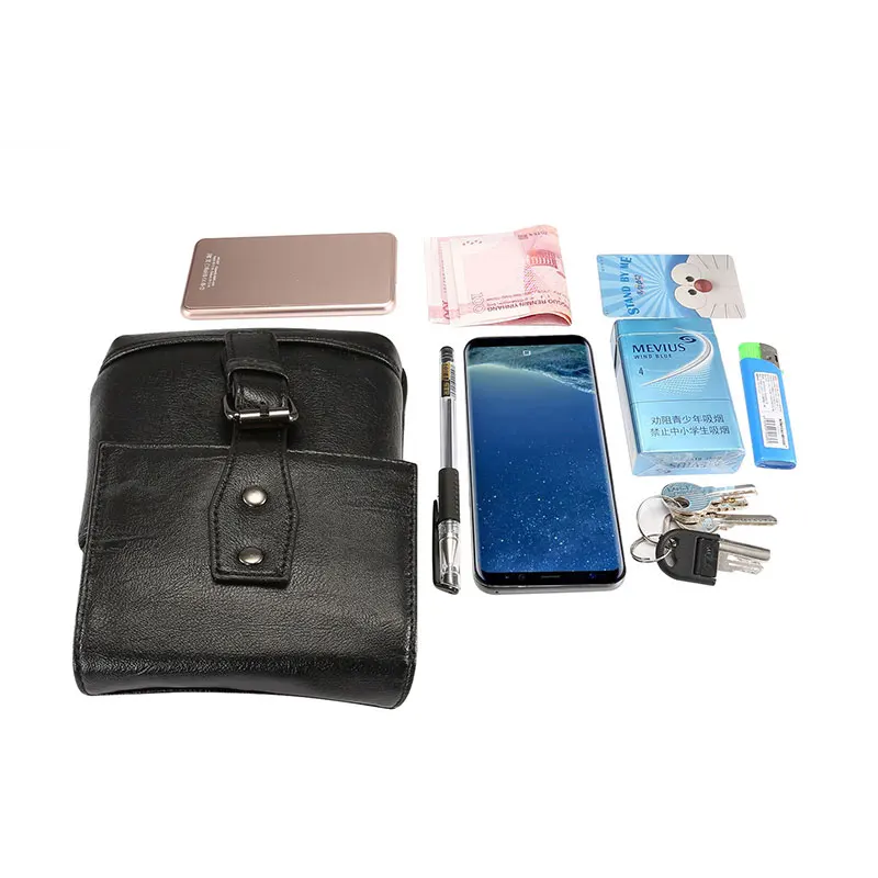 iphone 7 case Universal Leather Belt Clip Pouch Cellphone Holster Waist Pack/Belt Bag Wallet Pouch Men Carrying Sleeve Men Purse Carrying Case iphone 7 silicone case
