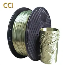 Silk pla bronze 3d printer filament 1 75mm 1kg silky bronze shine shiny 3D printing material