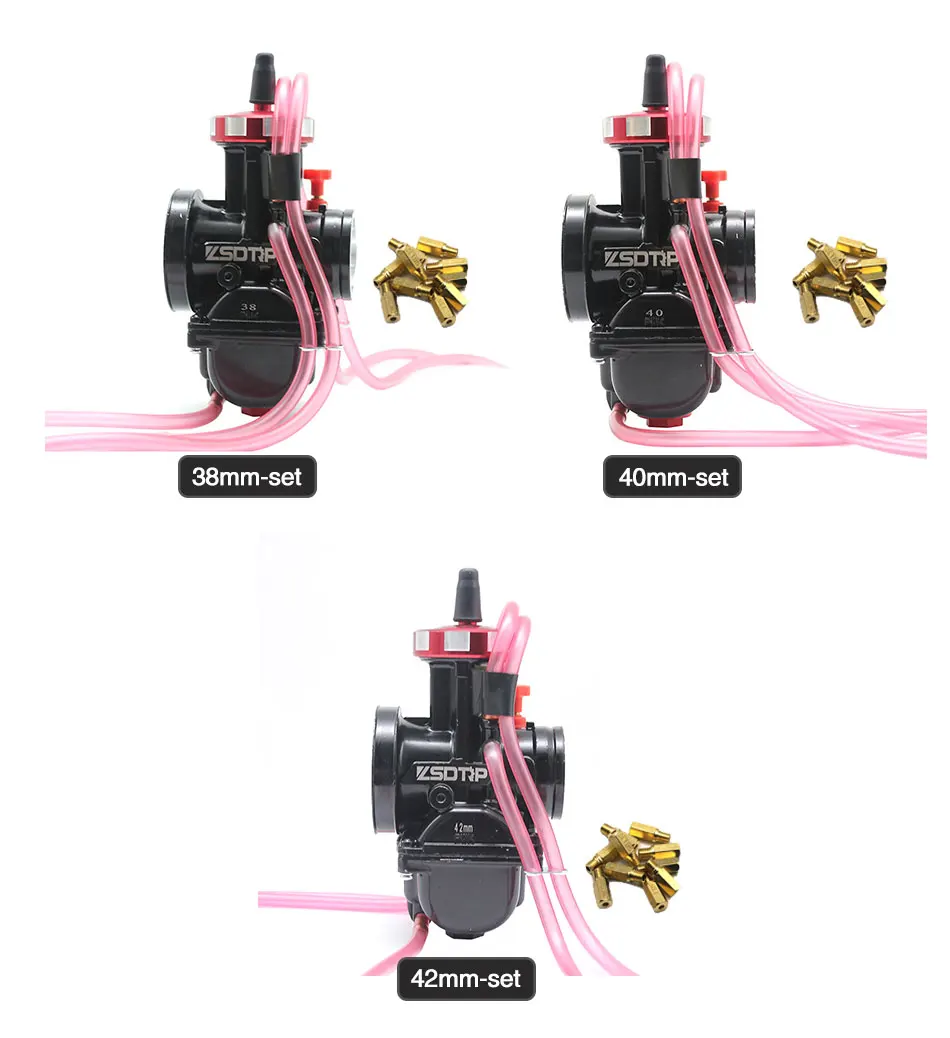 ZS гоночный модифицированный Карбюратор с основной струйной установкой ZSDTRP черный Carburador 34 36 38 40 42 PWK 38 мм 40 мм для мотокросса ATV Quad