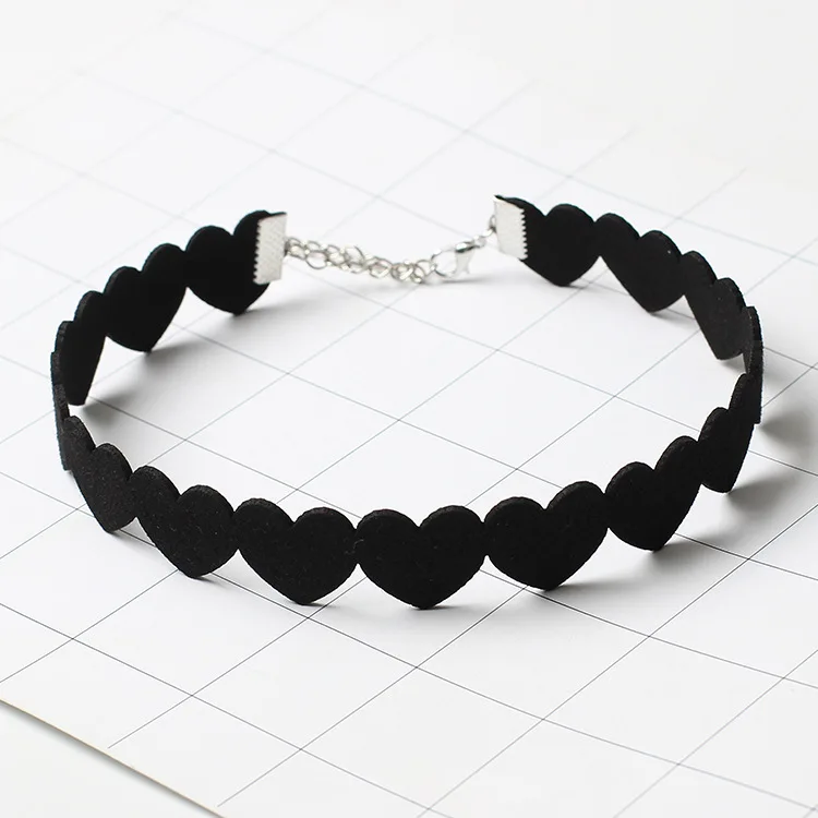 Женское бархатное ожерелье чокер с черной татуировкой|chokers necklaces for women|choker