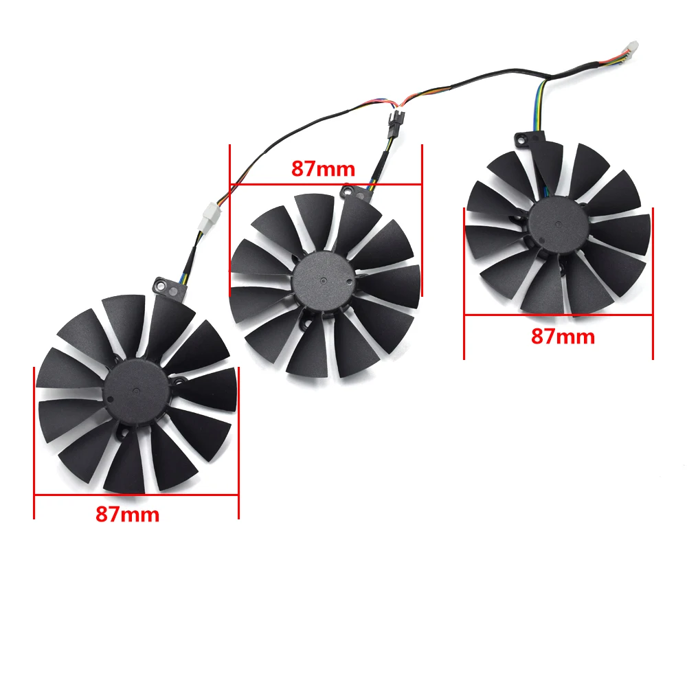 88mm T129215SL Cooling Fan For ASUS ROG-STRIX-RTX-2070-O8G-GAMING 5Pin Cooler