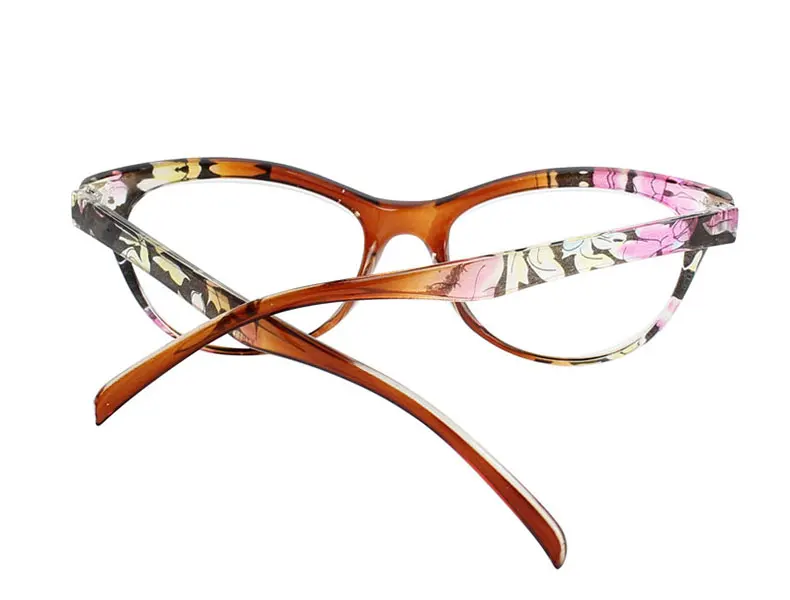 Цветочные кошачий глаз очки для чтения для зрения женские очки с диоптриями Erkek Gozluk градусов очки+ 1,0+ 1,5 2,0 2,5 3,0