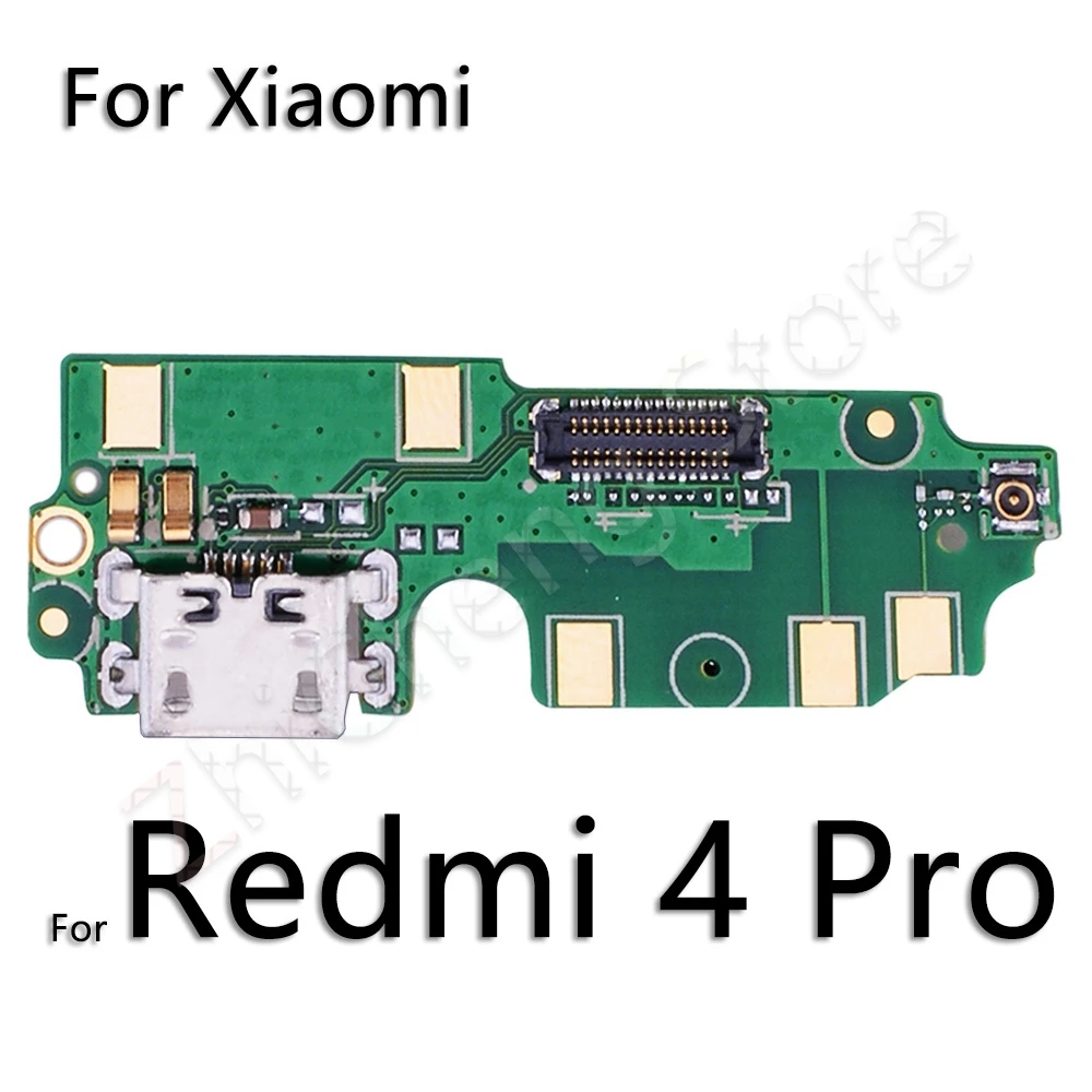 USB Дата зарядки порт Зарядное устройство Док-станция разъем гибкий кабель для Xiaomi mi красный mi Note 4 4A 4X5 5A 6 7 Plus Pro Глобальный - Цвет: For Redmi 4 Pro