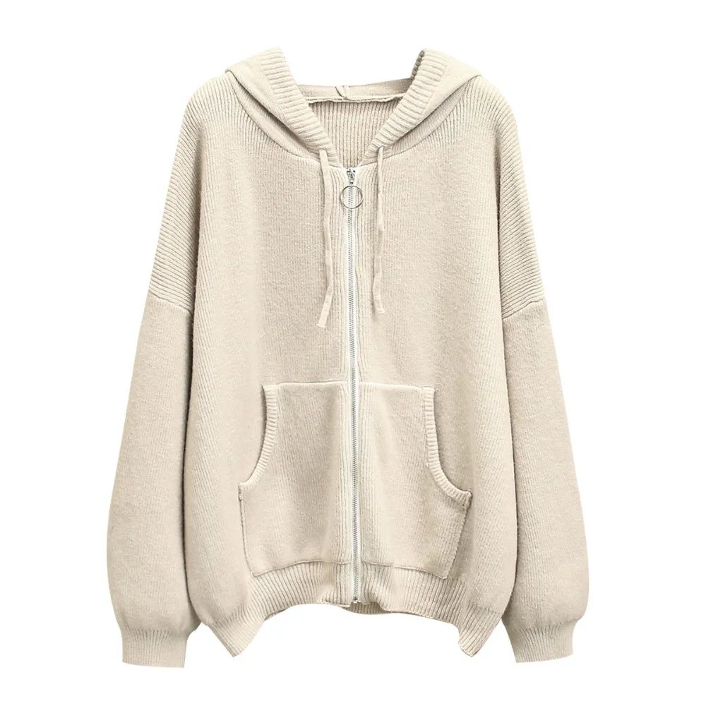 Ubetoku 2018 Autumn Winter women knit coat ladies hoodies