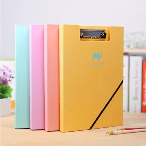 

A4 Office Stationary Double-clip Document/File/ Folder/ Data Paper Clipboards with Bandage