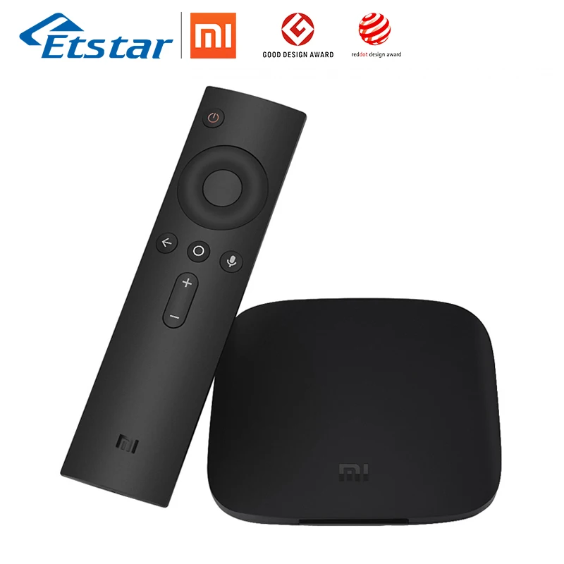 Global Xiaomi Mi TV Box 3 Android Smart TV Box Quad Core 4K 8G HDR WIFI Bluetooth IPTV Youtube Netflix Movie Set-top Box
