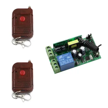 

Wide Voltage AC 85-250V 1CH Relay Wireless Remote Control Switch Remote Light Power Switch Receiver Transmitter 315/433Mhz