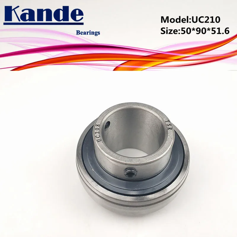 1 шт. UC 210 ID: 50 мм UC210 30 5/8 дюйма в опорный подшипник Kande|Валы| |