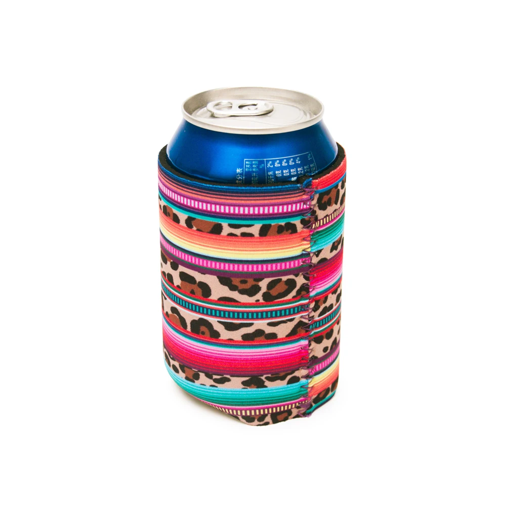 50pcs Lot Neoprene Can Wraps Wholesale Blanks Serape Leopard Cooler Wedding Gift free shipping DOM106551 | Багаж и сумки
