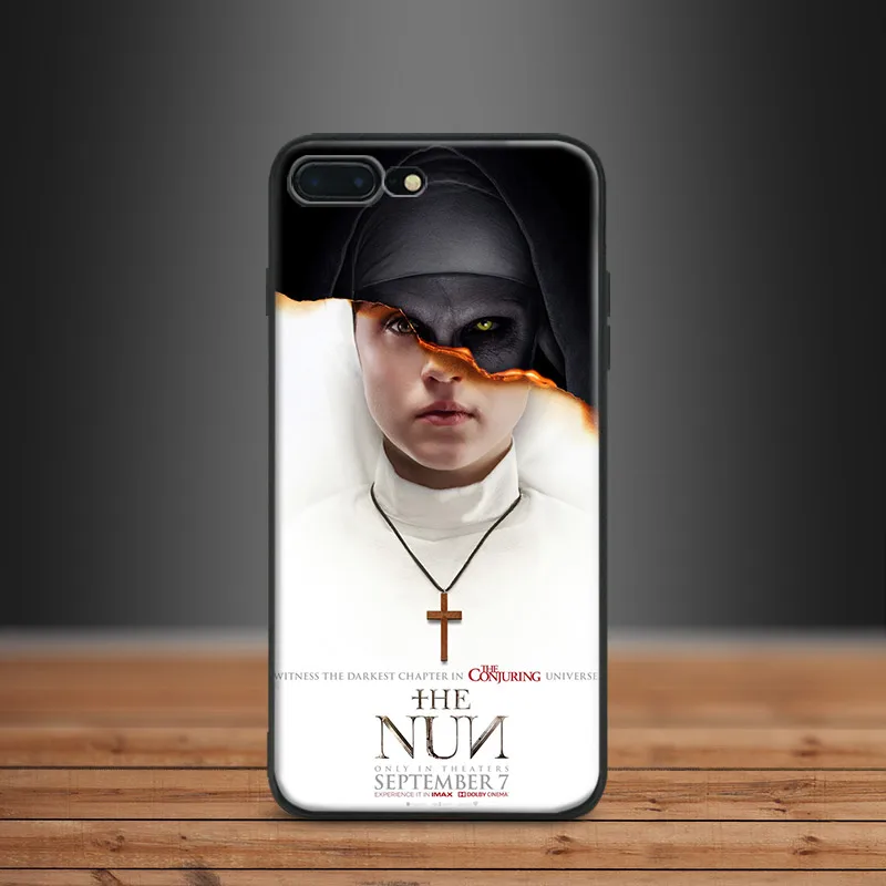 

The Nun 2018 Thriller horror film poster Soft Silicone Phone Case Cover Shell For Apple IPhone Se 5s 6 6s Plus 7 8 7Plus 8Plus X