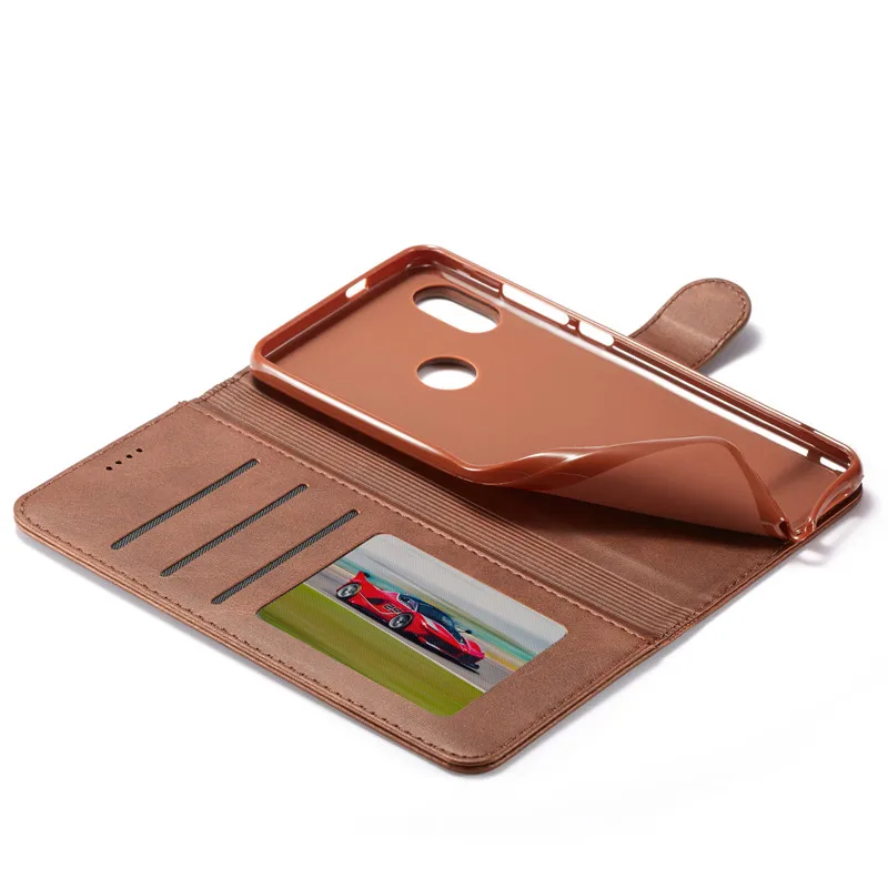 Роскошный кожаный чехол-бумажник для Xiaomi Redmi Note 5, чехол со слотом для карт, подставка, откидной силиконовый мягкий чехол для Redmi Note 5 Pro, чехол