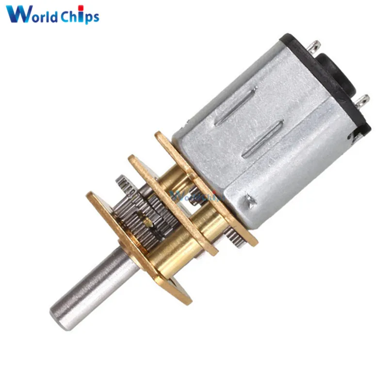 

12V 300RPM Mini DC Metal Gear Motor with Gearwheel Shaft Diameter N20