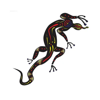 

Aboriginal Lizard Gecko Art Artist Vinyl Cut Car Sticker Australian Accessories Decorative Decal