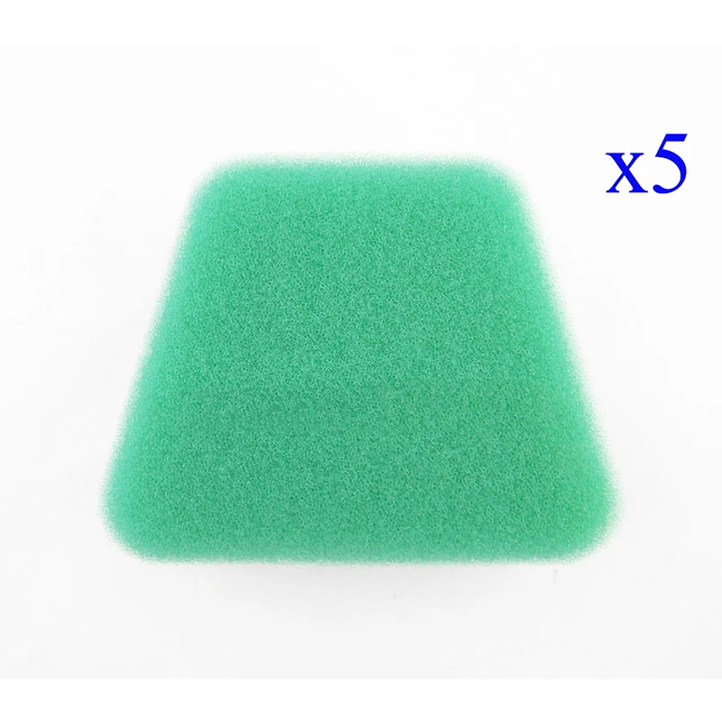 5pcs/Pack Green Air Filter For Chainsaw Saw #530037793 Chain Saw Air Filters Tool Replacement Mayitr