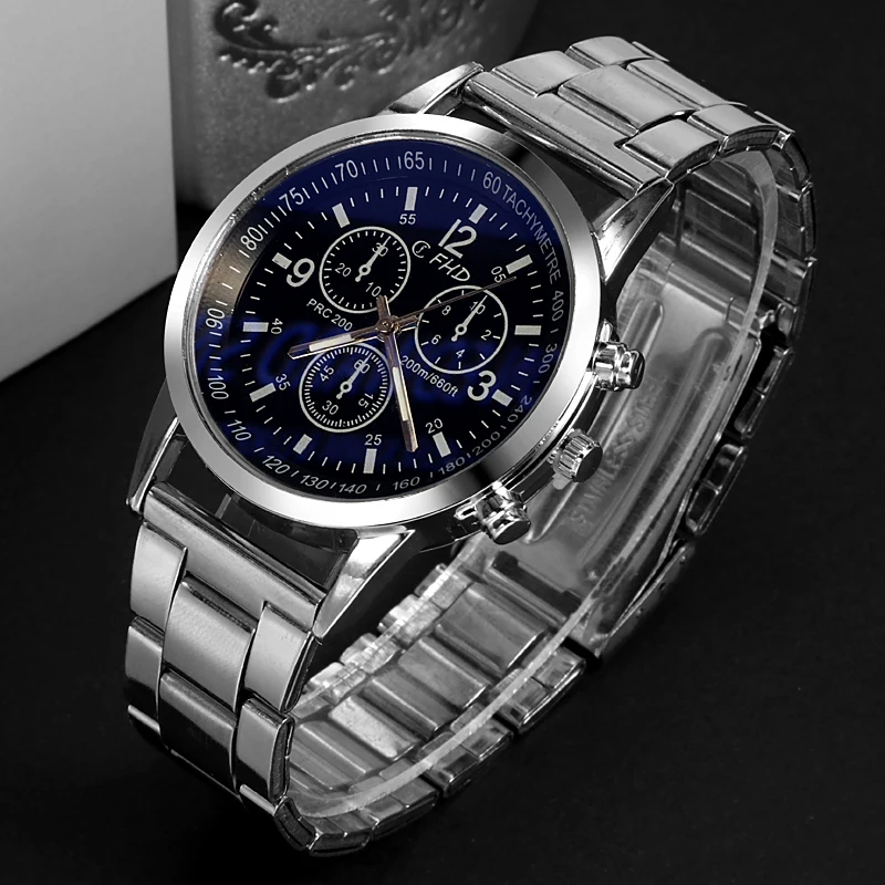 

Fashion New Watch Men Casual Luxury Full Stainless Steel Quartz WristWatch relogio masculino erkek kol saati watches drop ship