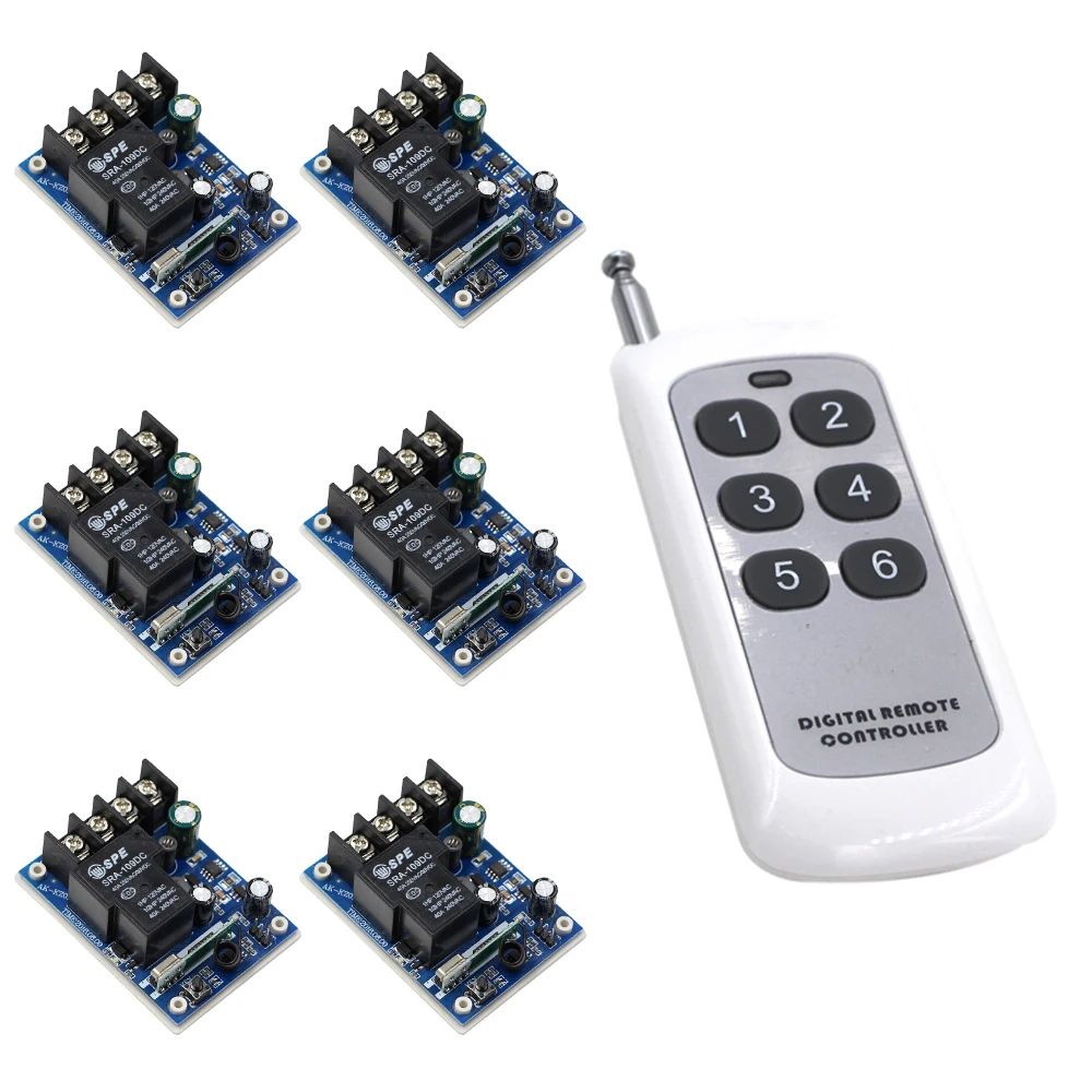 New Product DC12V 24V 36V 48V 1CH Wireless Digital Remote Controller