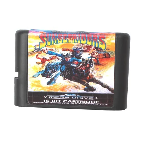 Закат всадники(sunsetrider) NTSC-USA 16 бит MD игровая карта для sega Mega Drive для Genesis