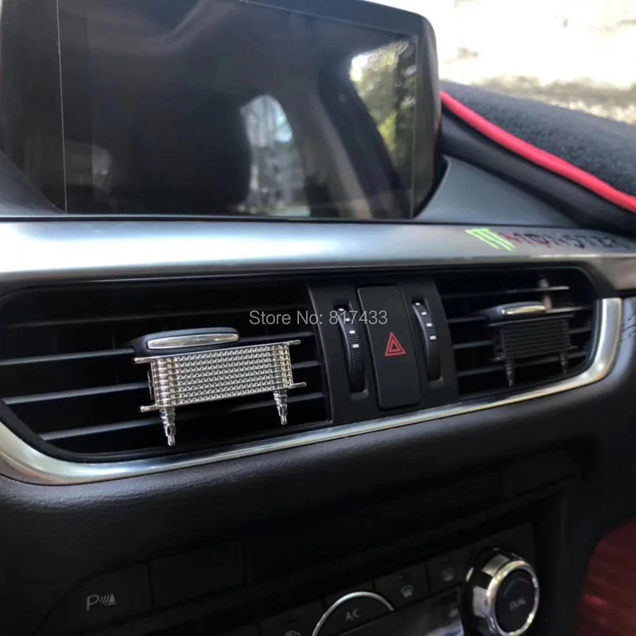 

1PCS JDM Car metal intercooler Inter Cooler Air Freshener Air Outlet Vent Solid Perfume Clip