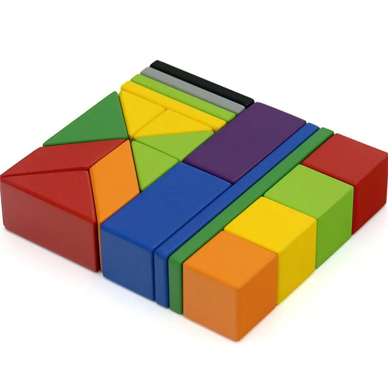 

XIAOMI MITU 20PCS Magnetic Wooden Blocks Toys Jigsaw Multifunctional Kids Educational Gift Construction Toys Blocks Tangram