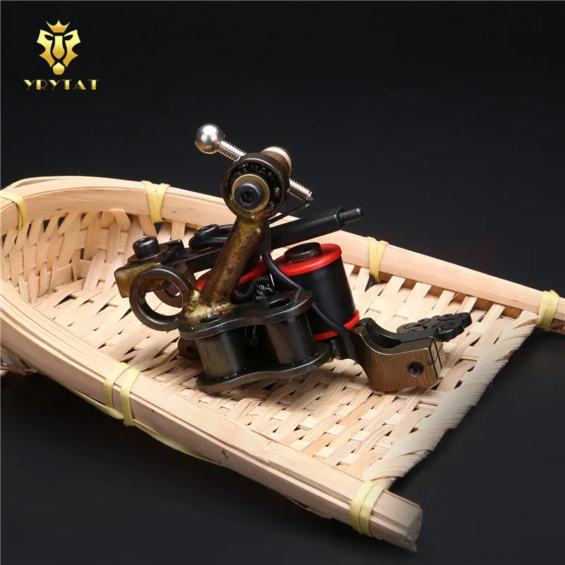 

One Original YRYTAT Professional Custom Handmade Luo's Tattoo Machine Gun For Liner Supply LTM10