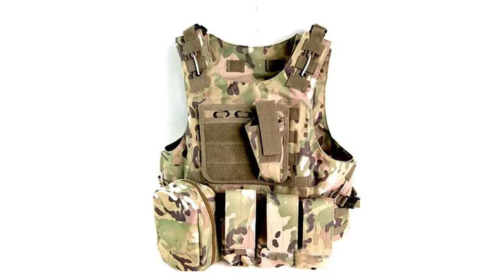 Тактический жилет Molle Combat Strike Plate Перевозчик жилет стальной проволоки жилет Открытый военный инвентарь 1000D HT13-0001 - Цвет: JC